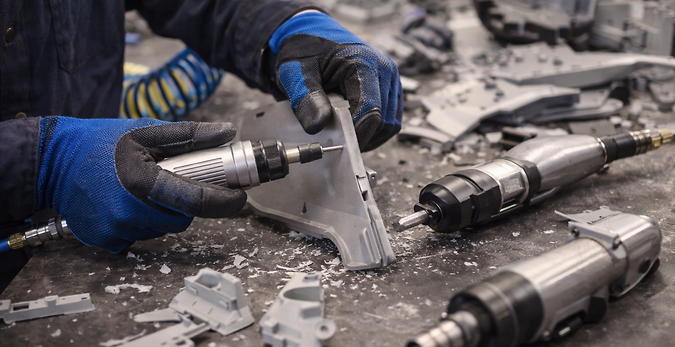 Zastosowanie narzędzi pneumatycznych w obszarze tworzyw sztucznych